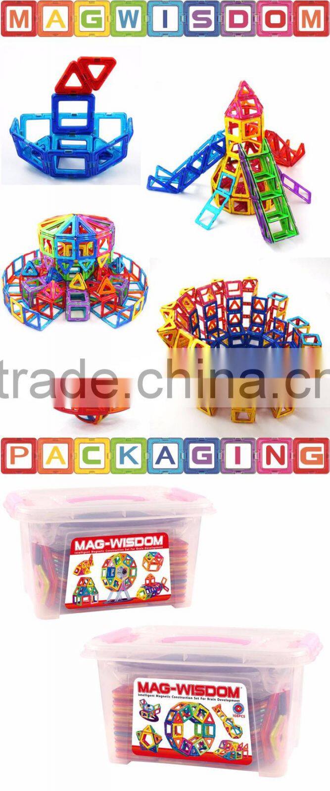 3D Magnetic Building Toys For Preschoolers 108PCS