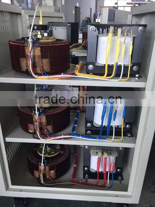 Fully automatic AC three phase voltage regulator 20KVA