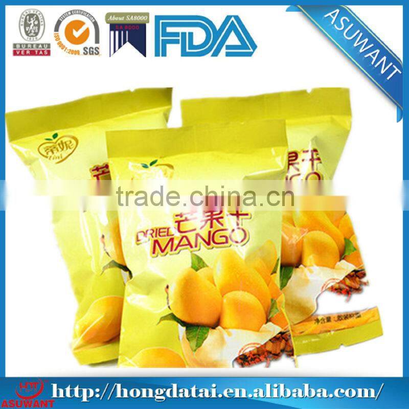 matte Stand up plastic dried fruit package bag for Dry Mango