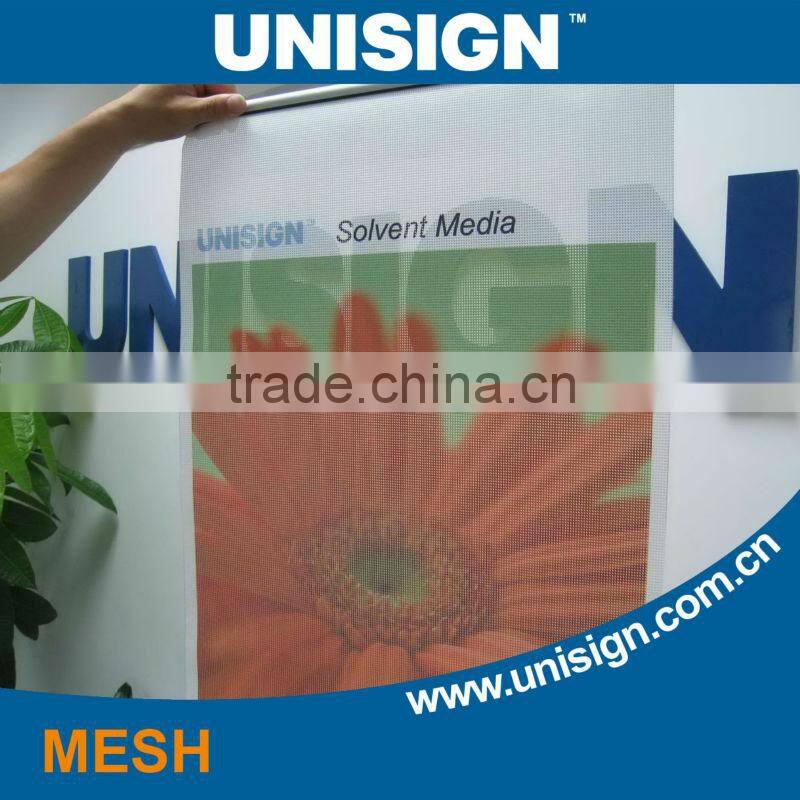 Unisign Good quality advertisement banner printing material mesh banner material