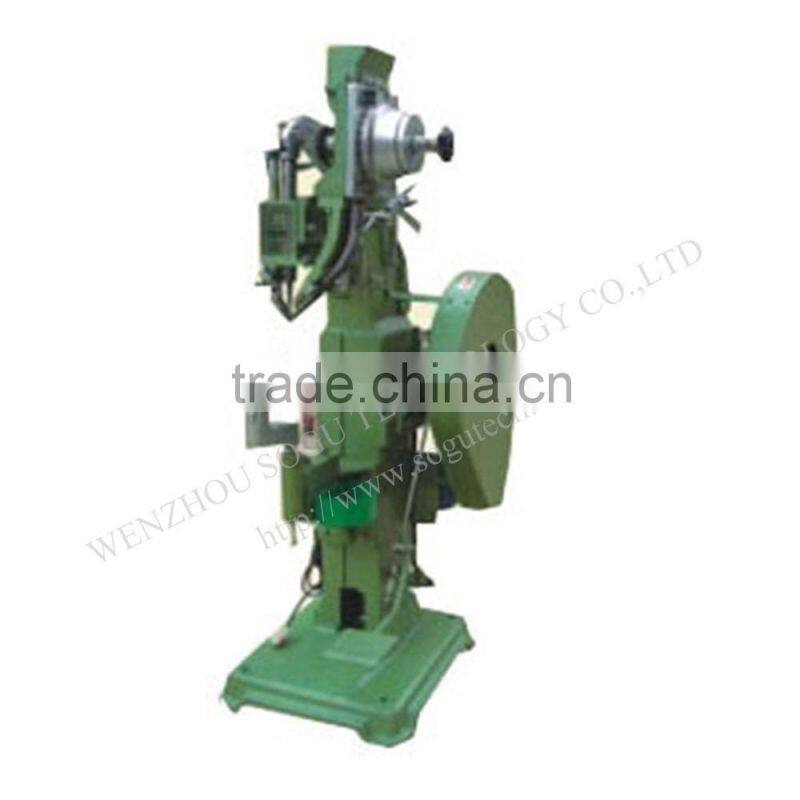 CE ISO factory manual riveting machine for shoe upper,Easy opration hand riveting machine,shoe orbital riveting machine