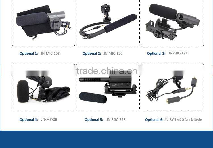 Condenser Microphone Carol 2.5mm Jack Microphone Digital Voice Recorder with External Microphone