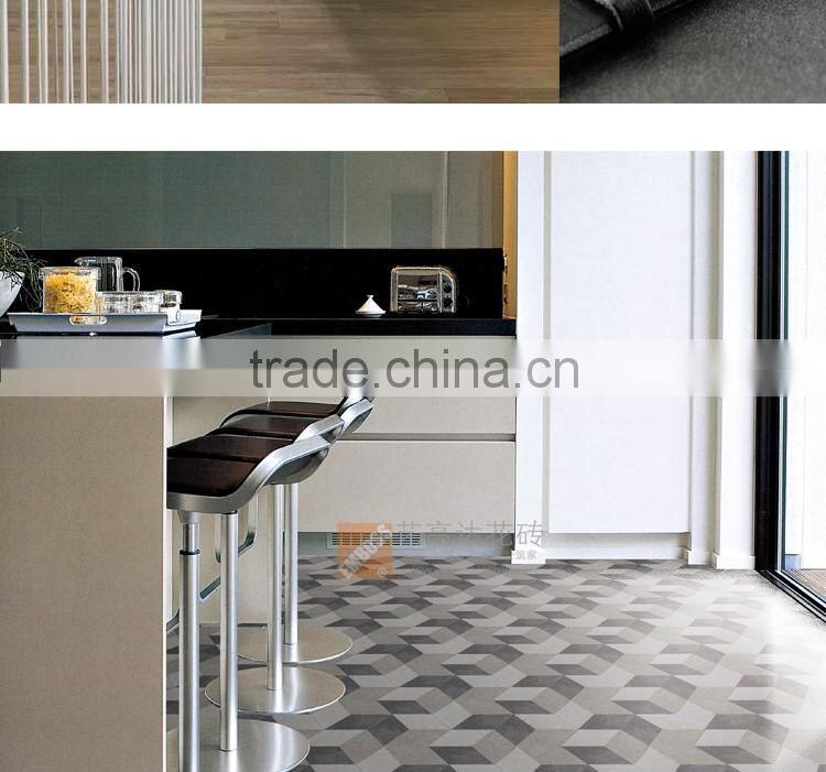 EMBOSS 100*200*175mm grey color hexagon tile porcelain mosaic floor tile