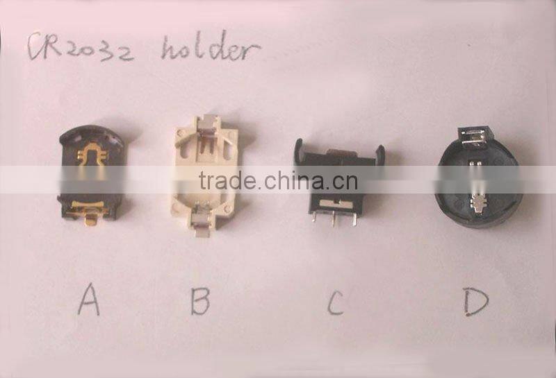 cr2032 holder 3volt CR2032-B CR2032 battery holder for lithium coin cell battery holders