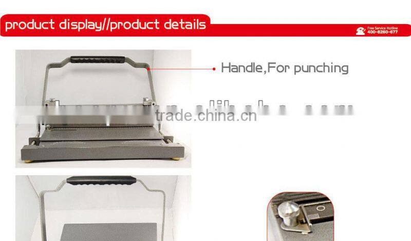 spiral wire binding machine photo book binding machine banknote binding machine