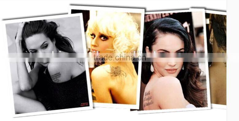 2015 fashion temporary finger free tattoo sticker