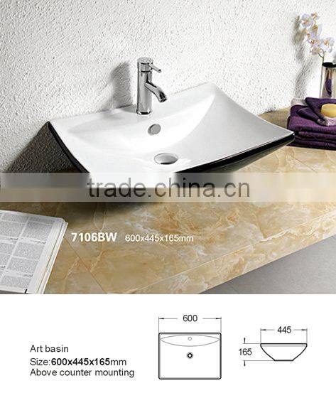 china manufacturer ceramic bathroom sink wash hand basin,export ware
