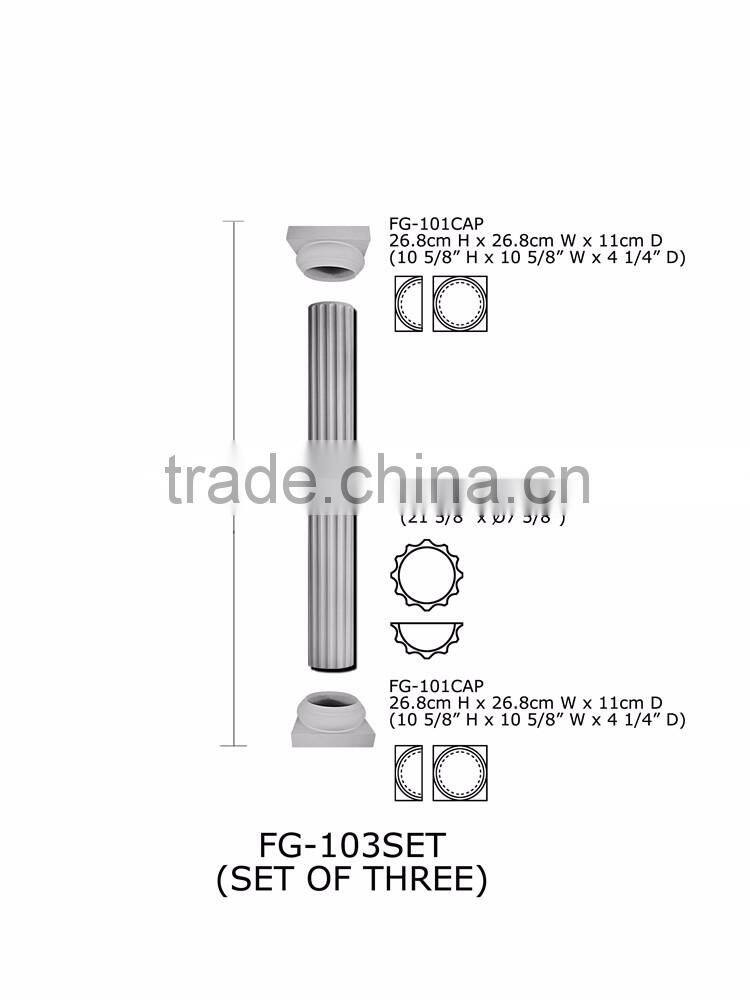 2016 High Quality Good price beautiful polyurethane Roman Corinthian Columns