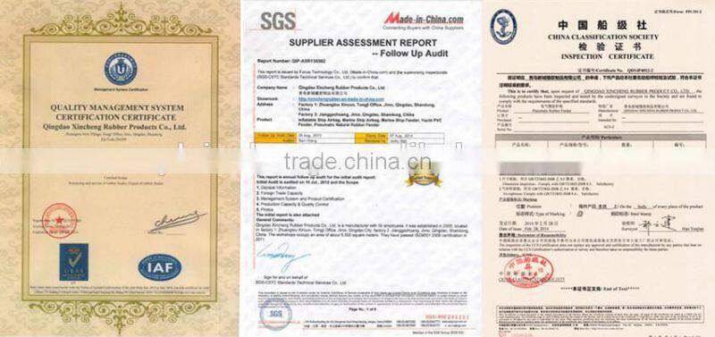 marine solid D shape rubber fender