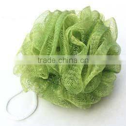 PE mesh bath sponge , bath ball producing rich foam