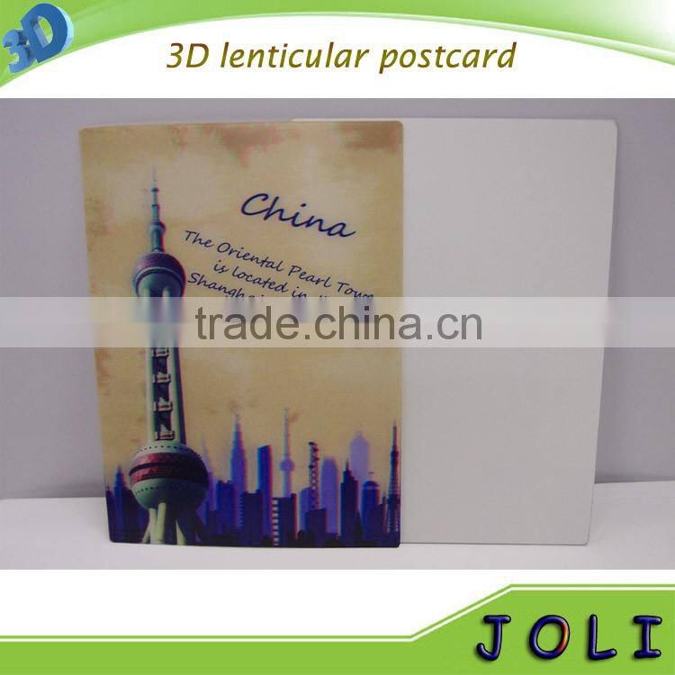 promotional gifts Cartoon Sticker Style 3d lenticular card