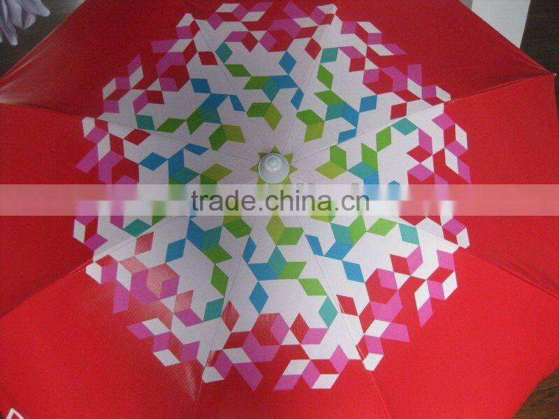 heat transfer print UV promotional high quality beach umbrella