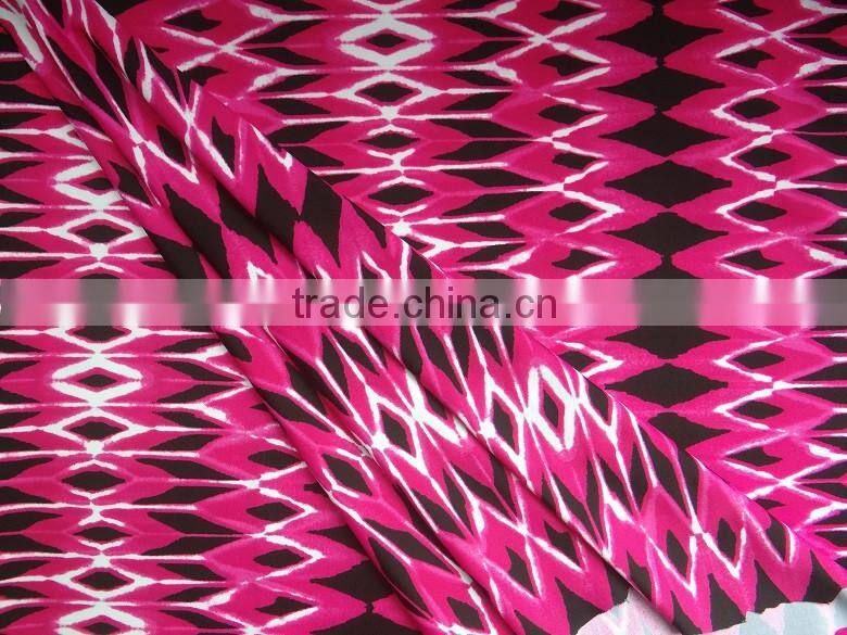 all over abstract pattern print blend stock fabric