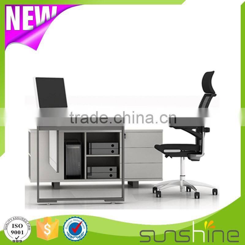 KB-MED07 2016 Best Selling Top Quality Office Furniture/Supervisor Office-Metal Frame Middle Executive Desk