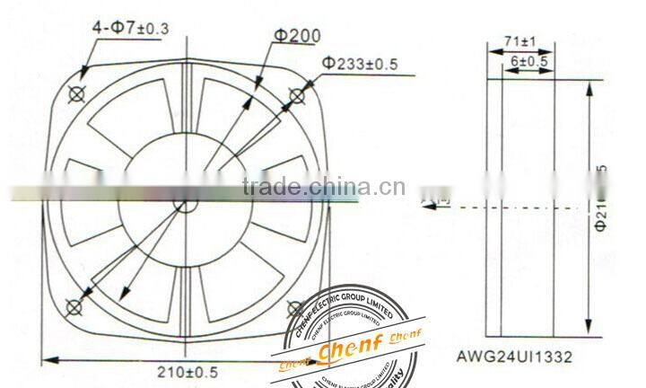 Cheaper High Quality 230V Axial Ventilation Fans For Industrial use