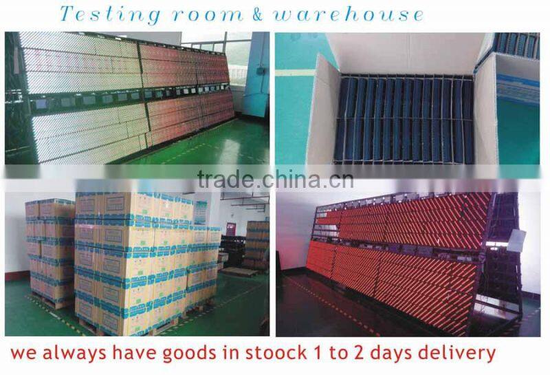China supplier high brightness led display P10 single color led module