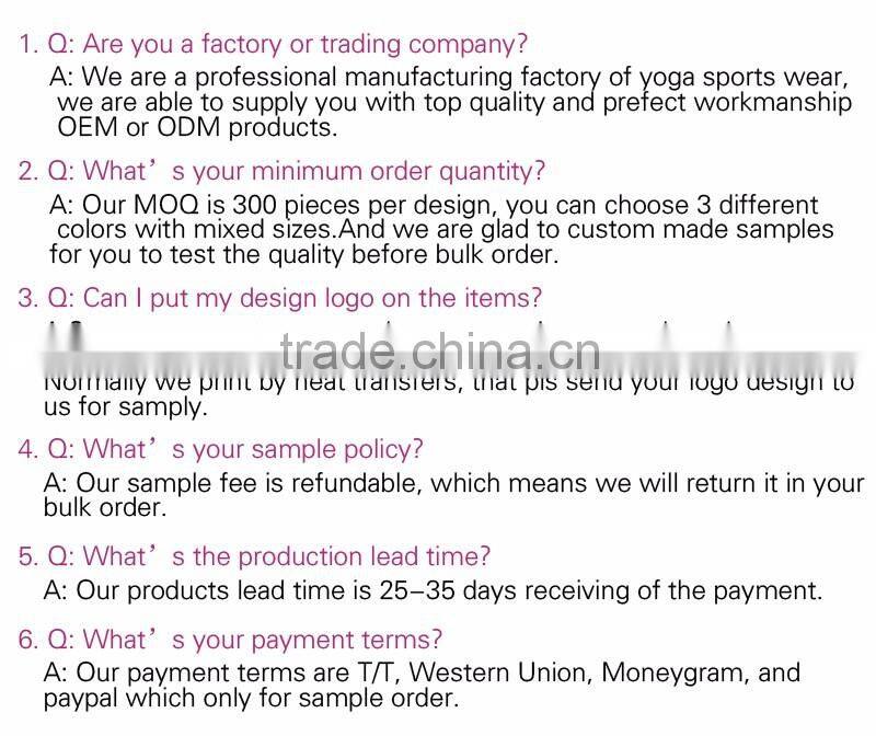 Designed for yoga, run, gym and sport comfortable wearing tight women sex yoga wear