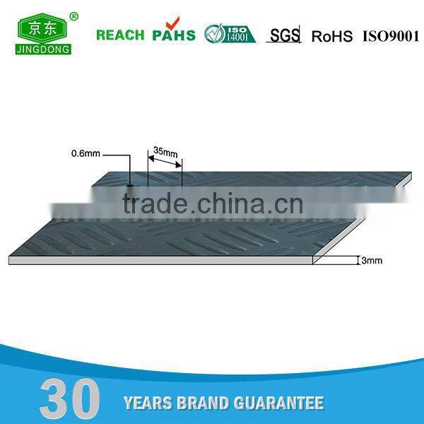 3mm-6mm Checker pattern High performance rubber floor mats car