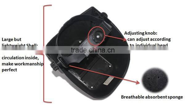 CE standard EASTNOVA FS303-7 high quality black heat resistancefull face welding mask