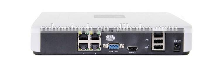 High Quality H.264 Security DIY 4CH NVR POE CCTV Camera System Kit with 1.3MP Infrared Security Camera