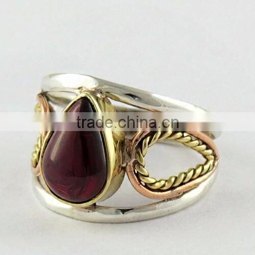 Deep Red Colour !! Red Garnet 925 Sterling Silver Ring, Silver Jewelry, Gemstone Silver Jewelry