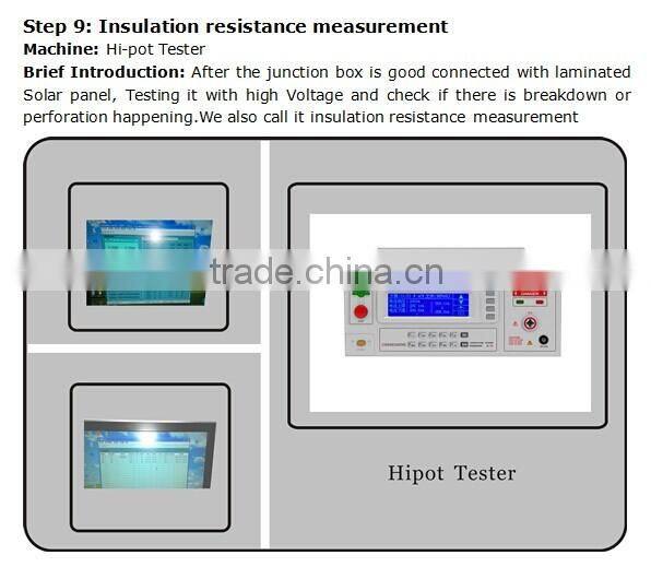 whole production line make solar module