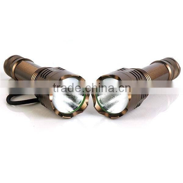 1173 New XM-L T6 LED Aluminum high power long range Hunting rechargable torch