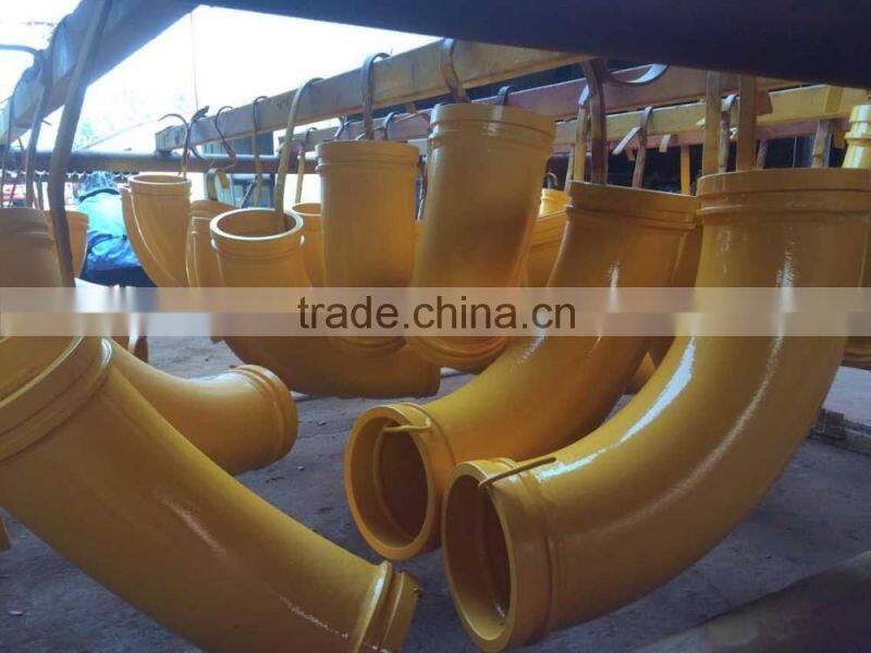 drag pump with cast steel elbow 13Mn-4 Putzmeister DN125*R275*90Deg Truck Mounted Concrete Pump