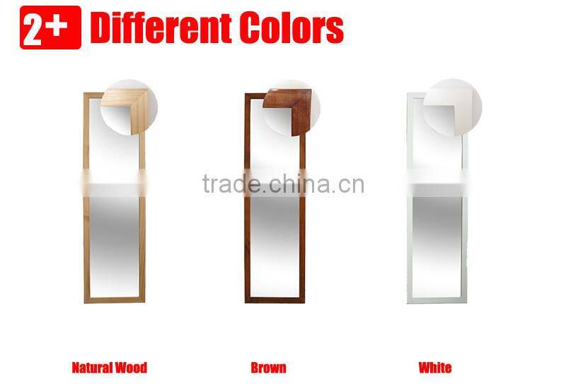 Full Length Wood Framed Wall Mirror