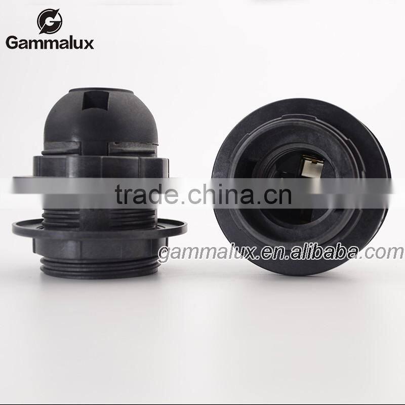 2015 Wholesale New Black 250V 4A Plastic Socket Drop E27 Lamp Light Holder