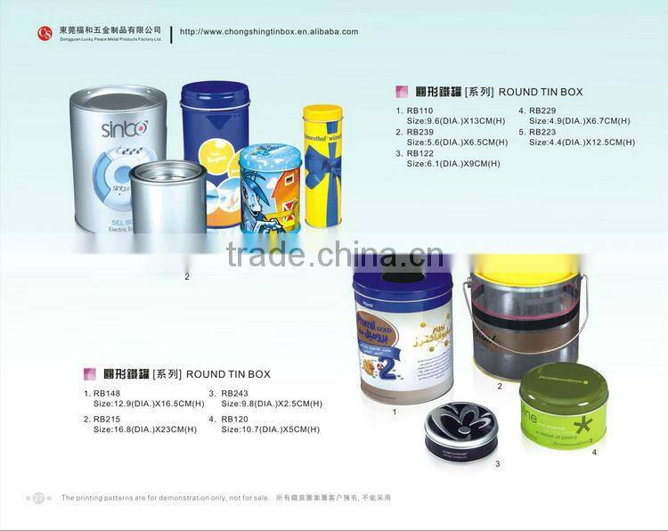 Heart shape ring packing tin box