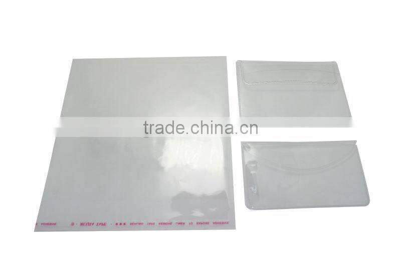 Cheap clear adhesive OPP plastic packing bags