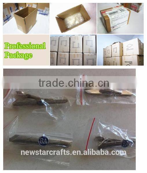 fashion design tie clip crafts,metal tie clip for men as promotion