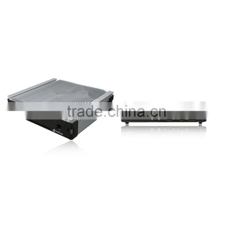Intel Core i7-2710QE 2.1GHz Intel Core i5-2510E 2.5GHz 1*DVI 2*LAN 6*USB 2*COM fanless mini pc