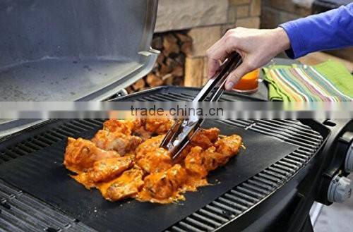 BBQ Grill Mat - SET OF 3 - Perfect for Grilling Ribs, Shrimps,Steaks, Burgers and Vegetables