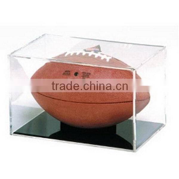 custom clear acrylic display case for balls,helmets,other crafts
