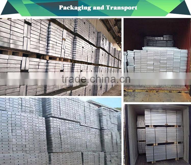 Industrial construction Scaffolding Galvanized scaffold plank decking