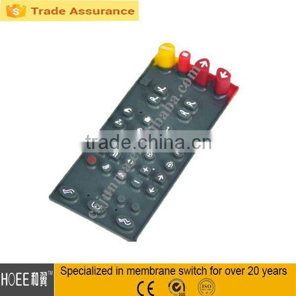 remote control rubber membrane keypad tactile keyboard