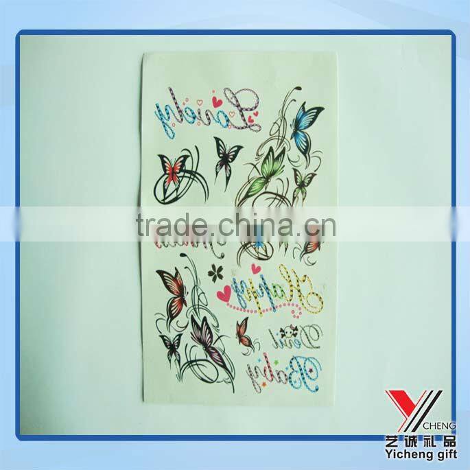 Cute Cartoon Water Nail Tattoo Stickers For Girls