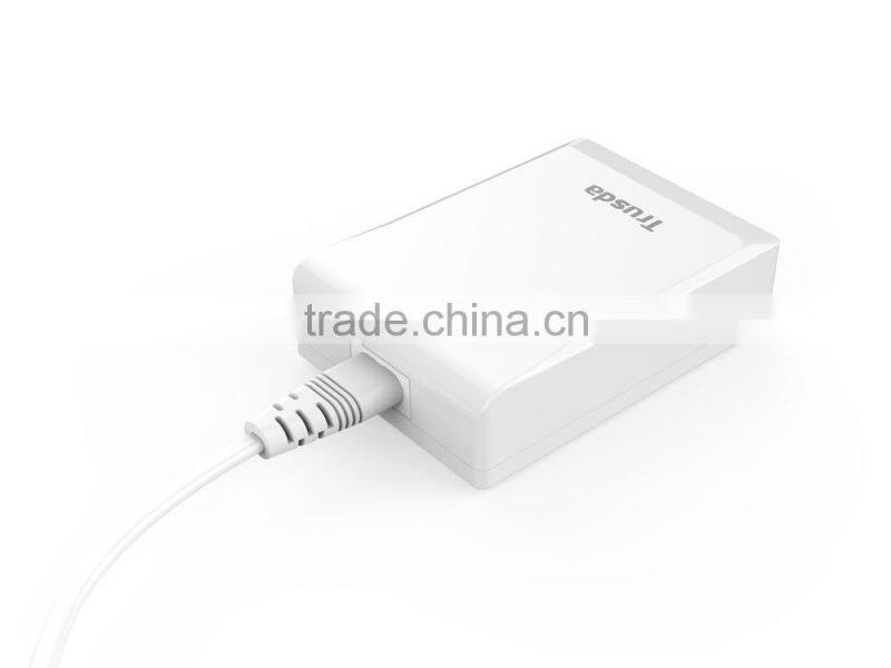 China Top Ten Selling Products Patent Design Christmas Gift 60W Waterproof 6 Socket USB Wall Charger
