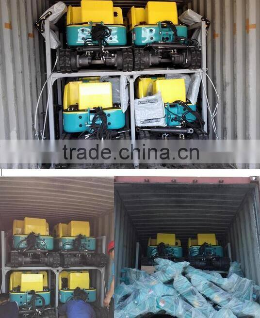 rubber track mini excavator/ 0.8 ton mini excavator / mini crawler excavator