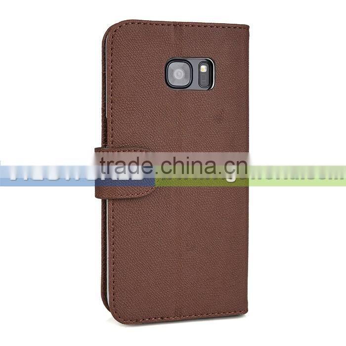 New arrival card slots /card holder leather stand case for samsung s7 edge