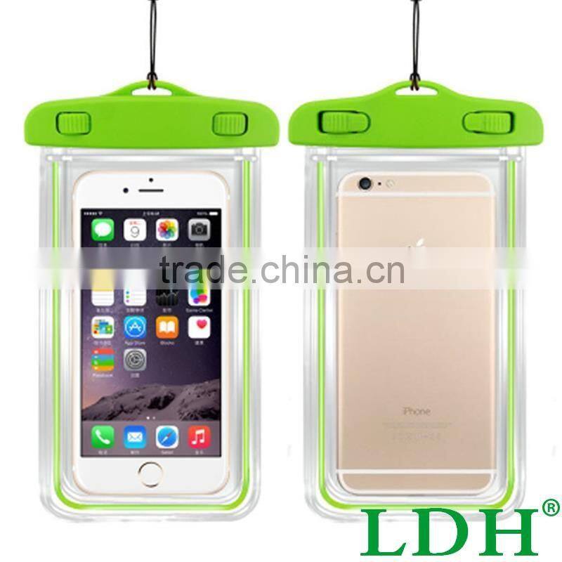 Night Light Phone Bag Underwater Waterproof Phone Bag Diving Bag Mobile Phone Pouch Case For Samsung S6 For Iphone 6 Plus Xi New