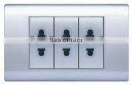 beautifull wall switch and socket,usa style 15a twins socket