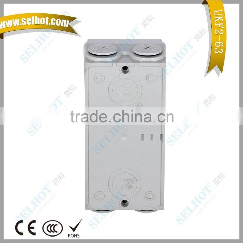 Ip56 Industrial Australian weather protected isolating switch 2P 63A