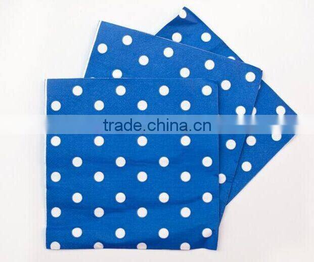 Eco-friendly square party paper napkin