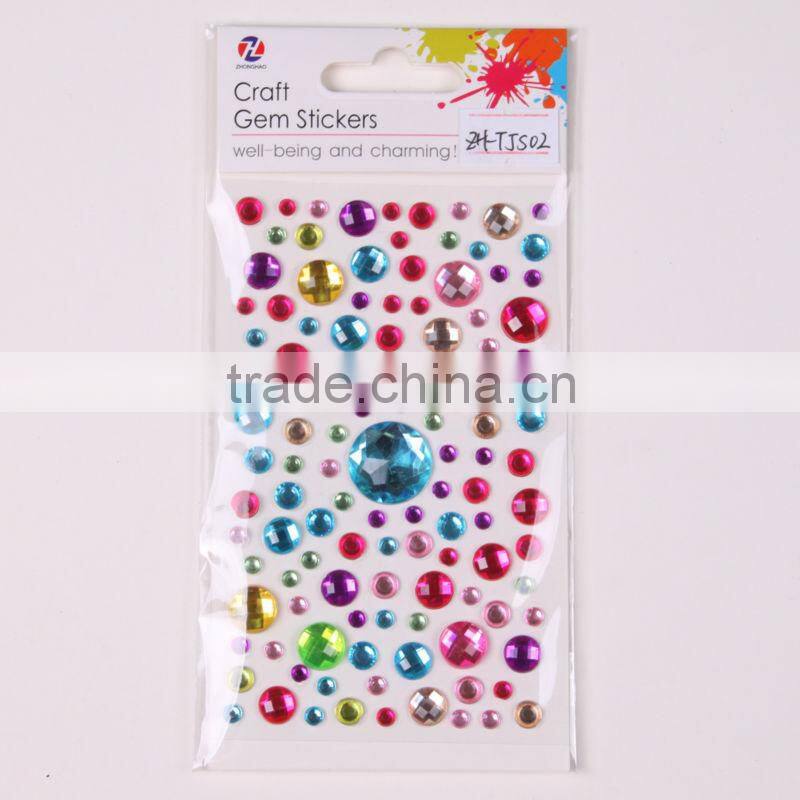 national flag shape crystal strass cell phone sticker