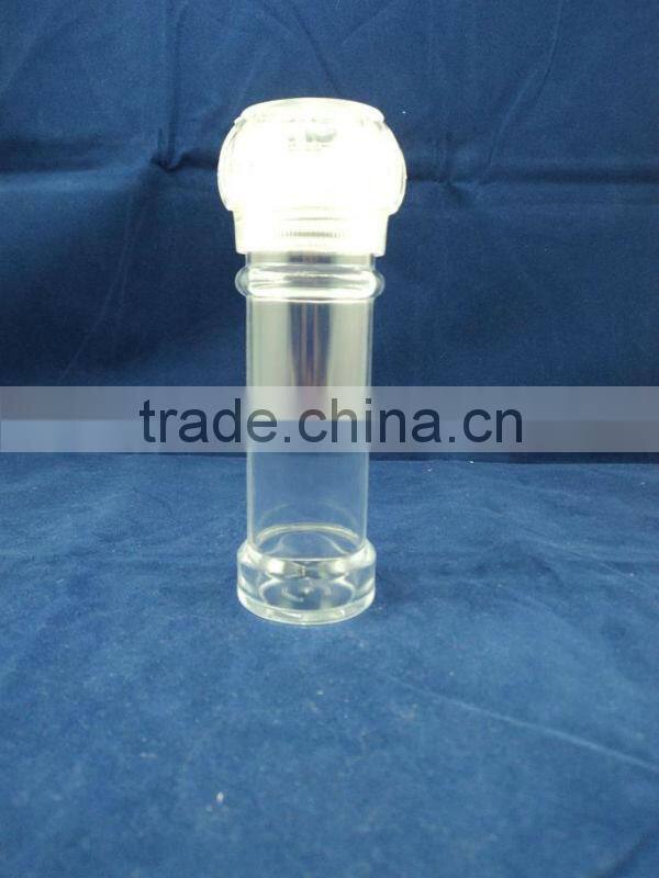 kitchen set of pepper mill, spice shaker, oil bottle