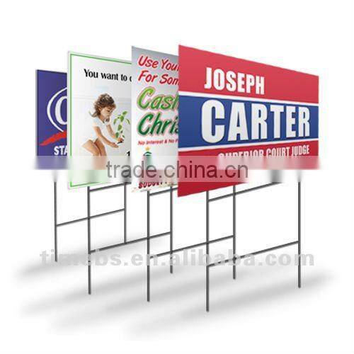 Anti-UV correx politics signs,coroplast sign,corflute signage