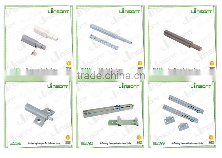 heavy duty plastic soft close buffering damper hardware accessories for drawer